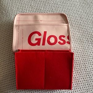 Glossier make up bag